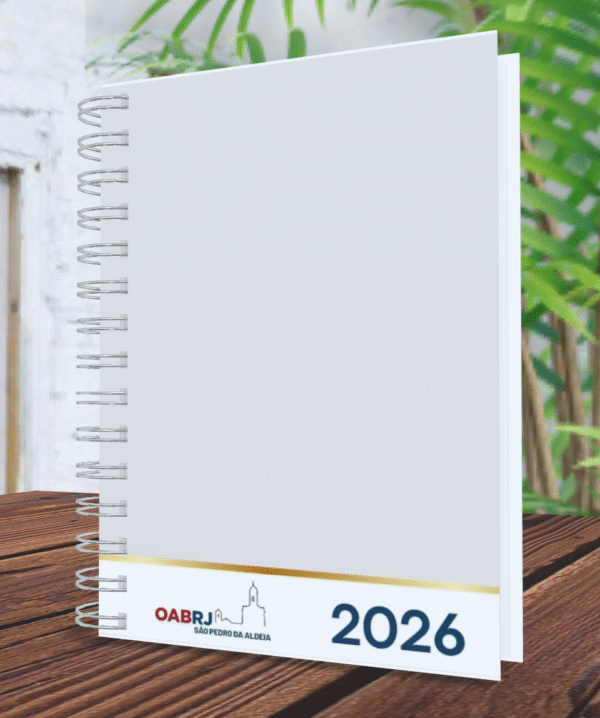 Agenda Oficial OAB/SPA 2026 – Modelo Clássico