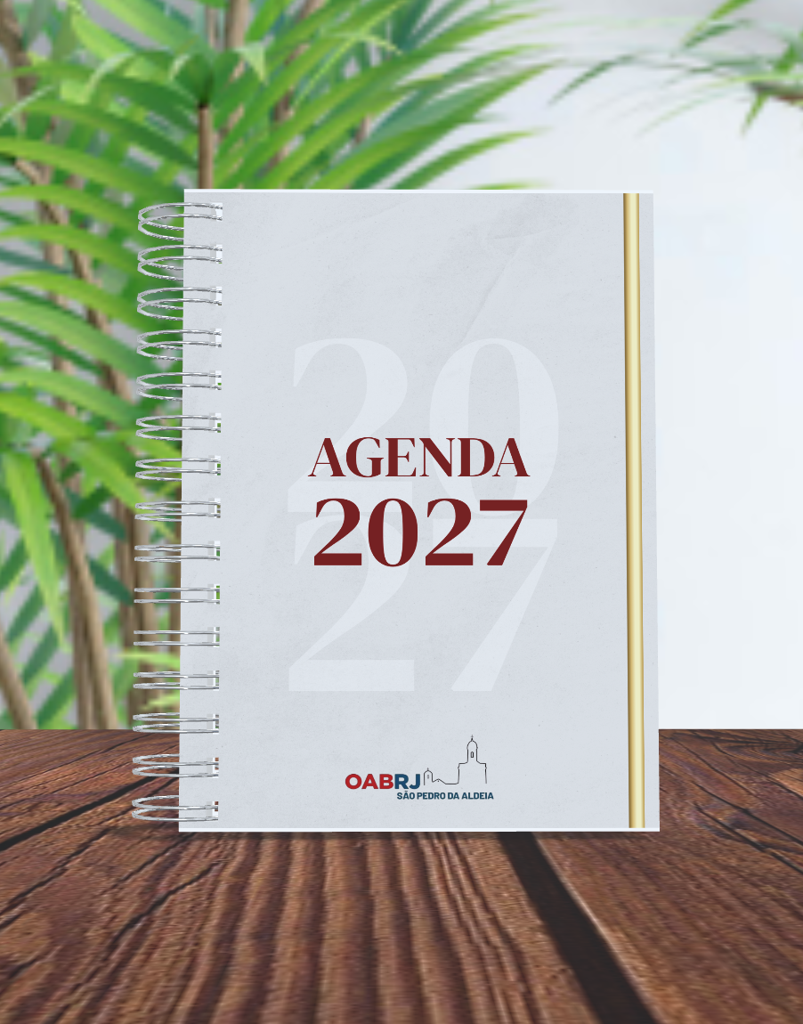 Agenda Oficial OAB/SPA 2027 – Modelo Clássico