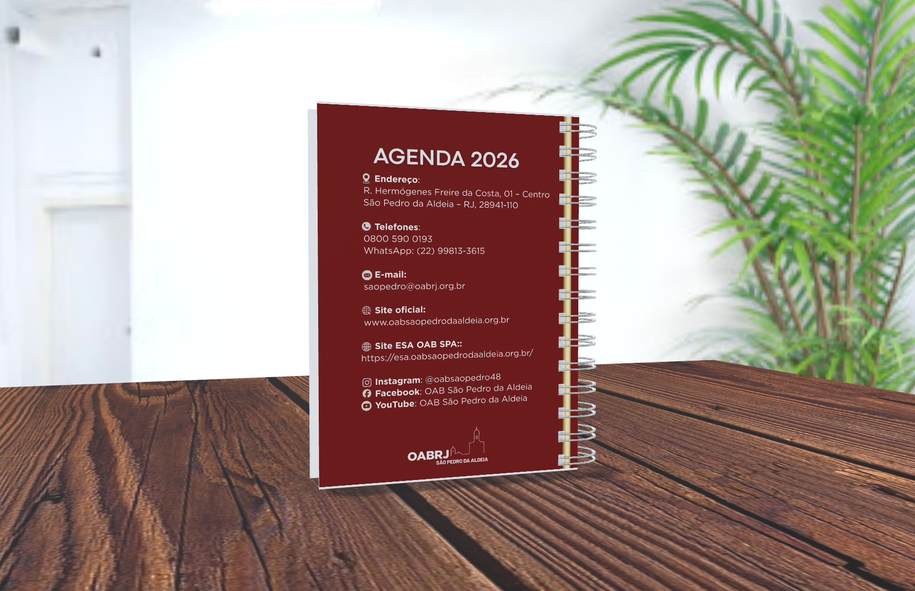 Agenda Oficial OAB/SPA 2027 – Modelo Clássico - Imagem 6