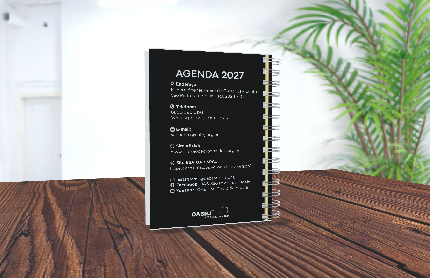 Agenda Oficial OAB/SPA 2027 – Modelo Clássico - Imagem 8